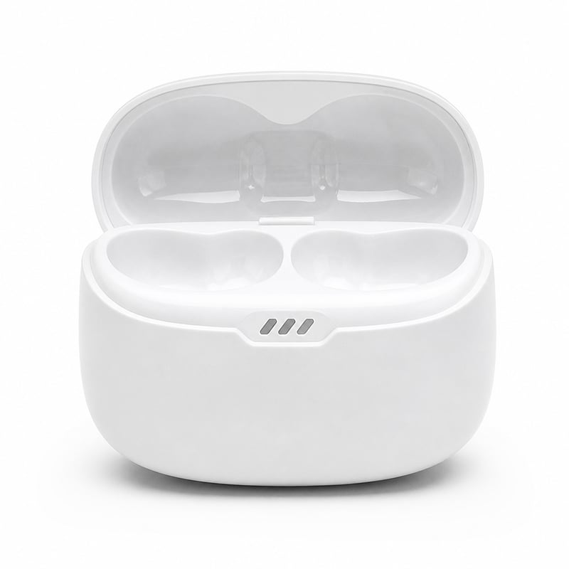 JBL Tune Buds 2 bežične Bluetooth slušalice s uklanjanjem buke, 48 sati trajanja baterije, IP54 vodootpornost, Multipoint, bijele