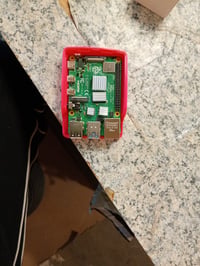 db-tronic Raspberry Pi 4 1GB Starter Szett 64GB, 15W tápegység, piros-fehér ház — SD-kártya és olvasó nélkül (állapot: lásd a 2. képet) 3