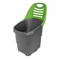 Cărucior de grădină Ribimex PRCG65 65L, structură din polipropilenă, ergonomic — roată și suport pentru unelte lipsă (stare: vezi a 2-a imagine) 1