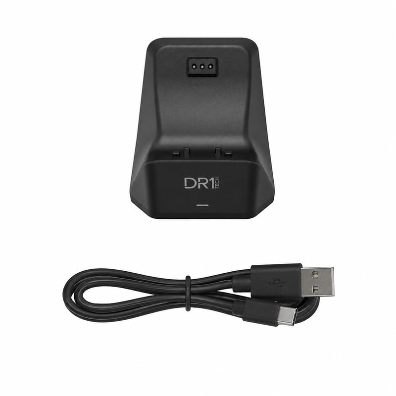 Stație de încărcare DR1TECH PowerSetX pentru controllere Xbox One X/S și Series X/S, fără acumulator de 1200 mAh, incomplet (stare: vezi a 2-a imagine)