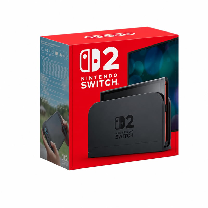 Hybridná herná konzola Nintendo Switch 2 – neúplná, ovládače Joy-Con 2 — Chýbajú 2 ks ovládačov Joy-Con 2 (stav: pozri 2. obrázok)