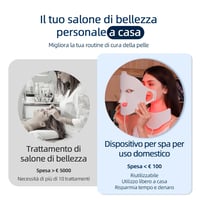 IeBilif LED Arcmaszk 7 Színű Fényterápiával - Bőrfiatalító, Feszesítő, Ránctalanító Szilikon Maszk Otthoni Arckezeléshez 5