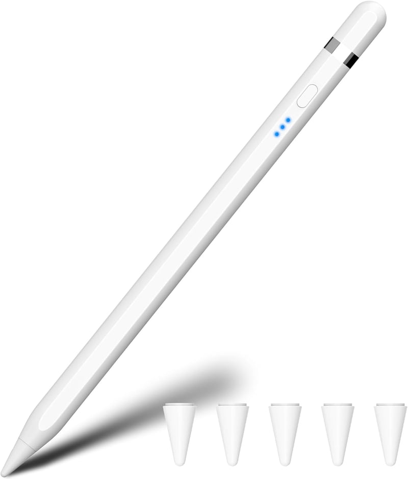 Apple Pencil 1. generációs, USB-C töltésű iPad ceruza gyorstöltéssel és dőlésérzékeléssel