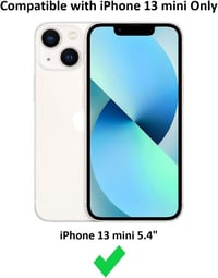 iPhone 13 mini Cresee Bőr Pénztárcás Flip Tok 2