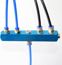 SRJQXH Pneumatikus Levegőcső 4mm/2.5mm - 10m Fekete PU Tömlő Sűrített Levegőhöz, Ipari és Kerti Alkalmazásokhoz, -30°C - 80°C 4