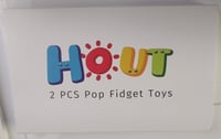 HOUT Szivárvány Pop It Fidget Szett - Stresszoldó Buborékos Játék Autizmussal Élőknek (2 db) 8