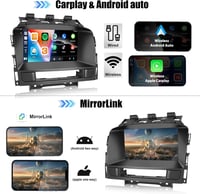 Buick Excelle/Opel Astra J Android 13 autórádió, 7" érintőképernyő, CarPlay, GPS, 2GB RAM 3