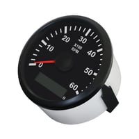 ELING Fordulatszámmérő 6000-ig Autóhoz, Teherautóhoz, Hajóhoz - 85mm-es Háttérvilágítással 8