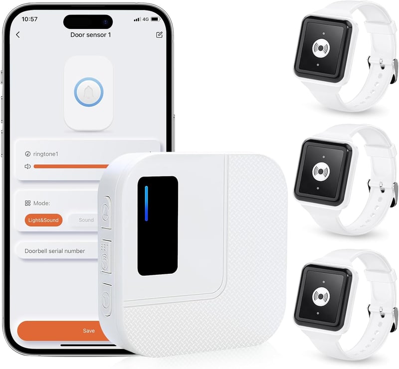 DAYTECH WiFi SOS gomb időseknek, betegeknek - Tuya okos vészjelző rendszer (2.4GHz)