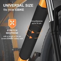 Flintronic E-bike akkumulátorvédő huzat 30-38 cm, vízálló, porálló 4
