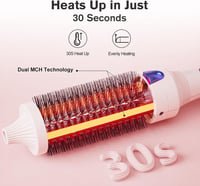 K&K Keratin Védő Ionos Hőkefe 45mm - 2in1 Hajegyenesítő és Göndörítő 6