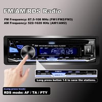 Hengweili 1 DIN autórádió CD/DVD lejátszóval, Bluetooth-szal, RDS-sel és USB-vel 5