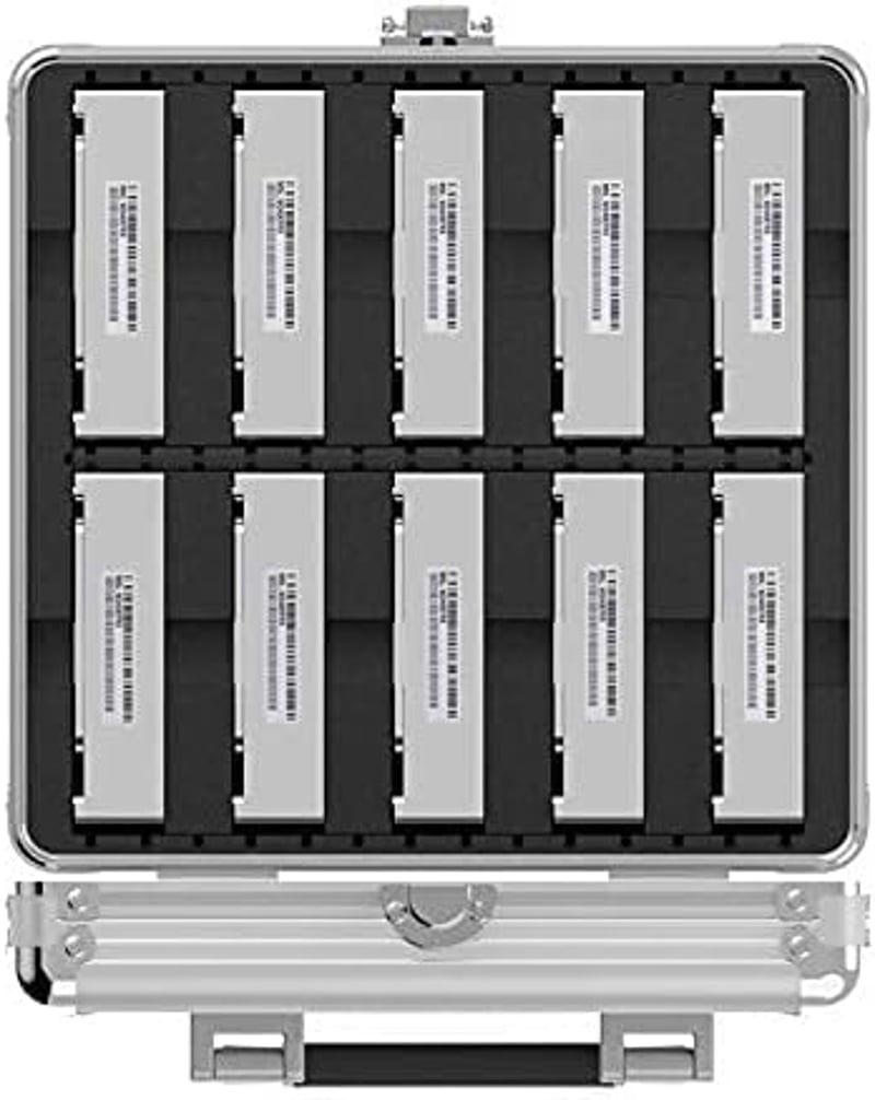 ORICO Alumínium Védőtok 10db 3,5" HDD-hez - Ütés-, Por- és Nedvességálló