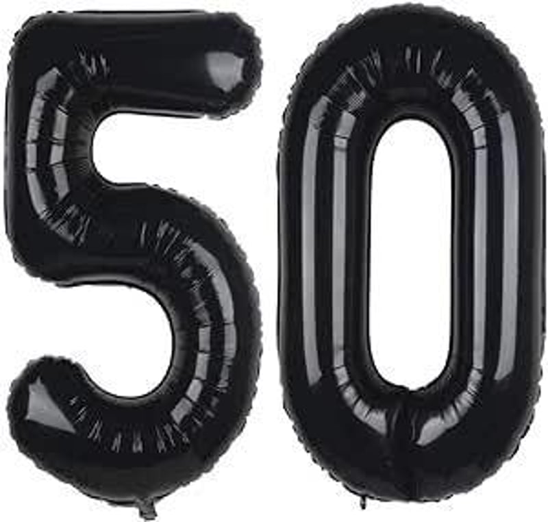 50-es Felfújható Lufi Dekoráció Születésnapi Partira