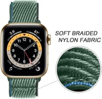 Apple Watch Nylon Szíj - Világoszöld, 38-41 mm 2