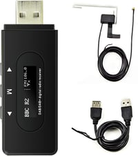 Hikity DAB+ autórádió vevő USB-vel és antennával - univerzális FM adapter 1