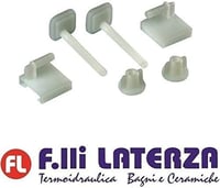 Műanyag WC-ülőke Zsanér Készlet - Ovális Fehér Nylon Csuklópánt Toalett Ülőkéhez, Univerzális Csere Alkatrész, 20g 2