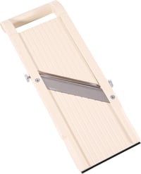 Benriner BN-95W Mandolin Japán Zöldségszeletelő - Fehér ABS Műanyag, Mosogatógépben Mosható, Állítható Vastagságú Szeletelő 7