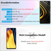 RongZy LCD Kijelző Csere Xiaomi Poco M3/Redmi 9T Telefonokhoz - Érintőképernyős Digitalizáló Fekete Kerettel, Szerelési Eszközökkel

AI: Ron 3