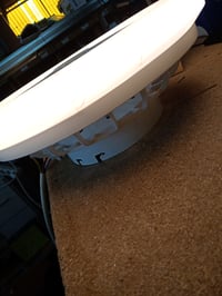 Ventilator de tavan cu LED Briloner cu lampă și telecomandă, motor DC silențios, 5 — carcasă din plastic ușor îndoită (stare: vezi a 2-a imagine) 3
