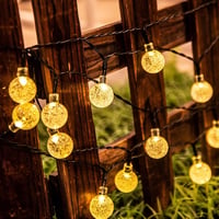 Goodia 8m-es Napelemes Kültéri Fényfüzér 40 LED-del, 8 Üzemmód, IP65 Vízálló 2