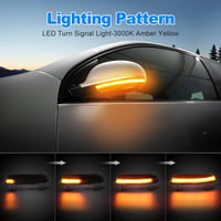Volkswagen Golf 5/6 LED irányjelző, tükörbe épített, 2 db - SUPAREE 2