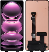Xiaomi Redmi Note 12 Pro 5G LCD kijelző érintőképernyővel, fekete (keret nélkül) 1