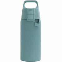 SIGG Shield Therm One termos boca 0,5 L sivo-plava - NEISPRAVNO: — neispravno, djelomično radi: slomljen zatvarač poklopca (stanje: vidi sliku 2) 1