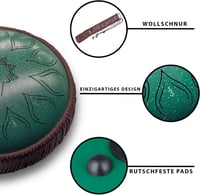 ORORA Acél Nyelv Dob 12 Hüvelykes 13 Hangú - Handpan Relaxációs Hangszer Gyerekeknek és Felnőtteknek - 20 Kottás E-könyvvel - Különleges Ajá 6