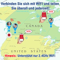 DAYTECH WiFi SOS Gomb Időseknek - Tuya Okos Vészjelző Rendszer 4