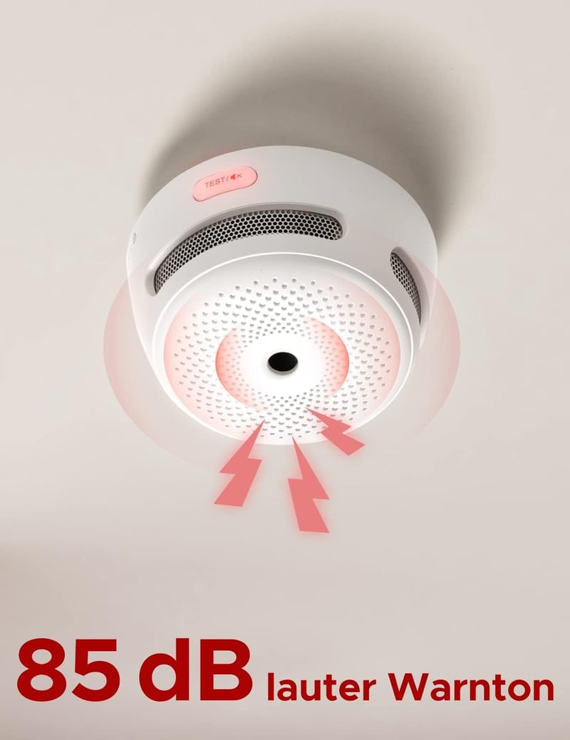 X-Sense WiFi-s füstérzékelő, 3 db, okos, cserélhető elemmel, TÜV tanúsított
