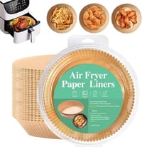 Airfryer Sütőpapír 100db - 16x20cm Egyszerhasználatos Légkeveréses Sütőhöz 1