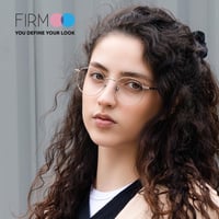 Firmoo Olvasószemüveg 1.5 Dioptriás Kék Fény Szűrővel - Unisex Fém Keret, Könnyű, Állítható Orrpárnákkal, Digitális Képernyőkhöz 2