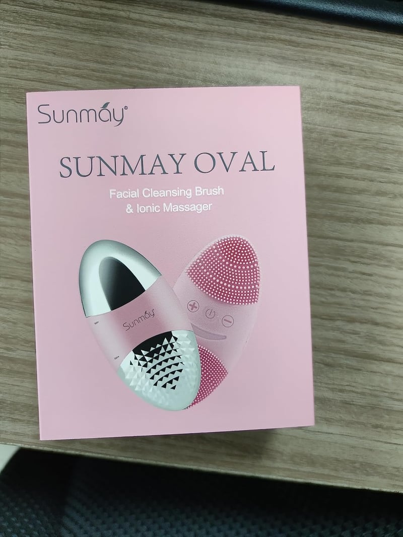 SUNMAY Ovális Szónikus Arcápoló Készülék - Tisztítás, Feszesítés és Masszázs Ionterápiával