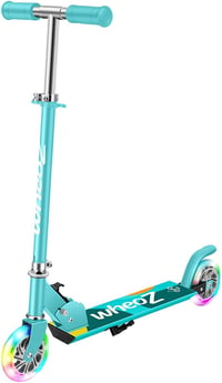 wheoZ Gyermek Roller LED Világító Kerekekkel - Összecsukható Alumínium Városi Roller 3 Magasságban, 3-8 Éves Fiúknak és Lányoknak 1