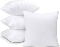 Utopia Bedding 4 db-os Fehér Párna Belső 50x50 cm - Töltelék Díszpárnához, Kanapéhoz 1