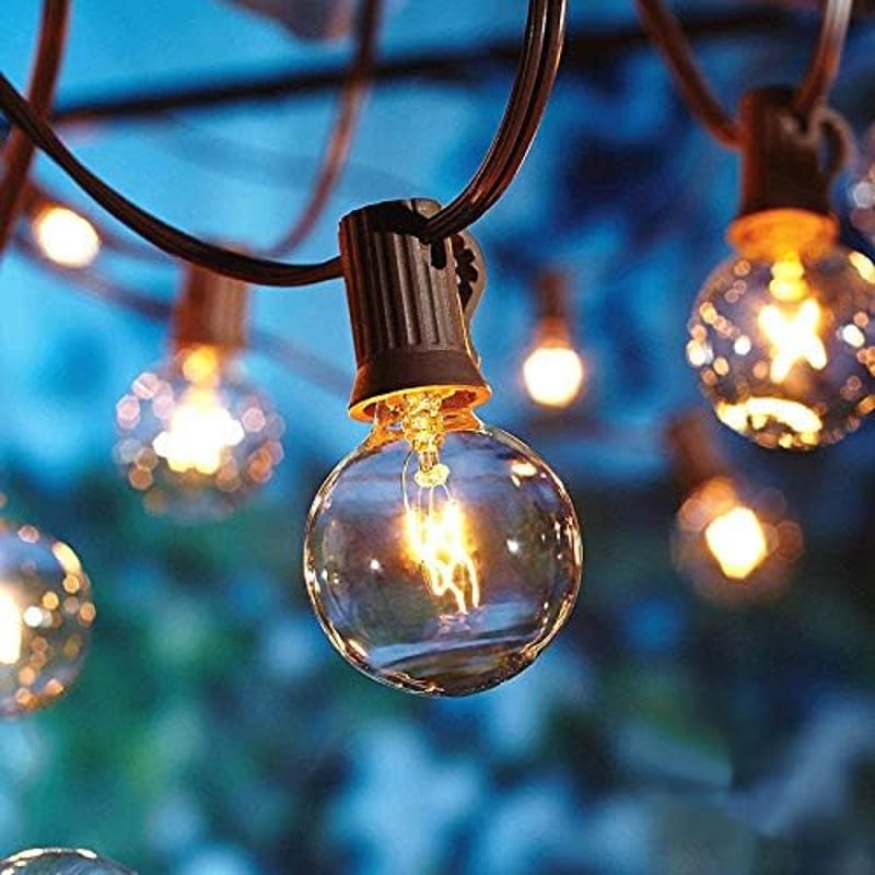 ZONJIE G40 LED Izzó E12 Foglalattal, 25 db Meleg Fehér 2700K, Szabályozható Fényerejű, Törésálló, 0.6W Energiatakarékos Kültéri Világítás
