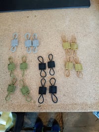 XINGSUI Chingă Elastică Sistem de Fixare Tactic MOLLE Accesorii 15 buc în 4 Culori pentru Rucsac, Vestă, Sticlă, Băț 4