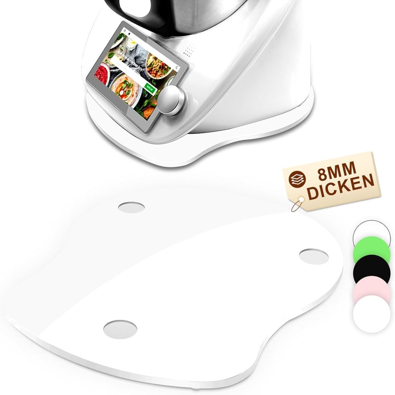 SkingHong Thermomix TM6 TM5 csúszótábla akril fehér alátét