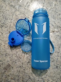 Bidon sport Super Sparrow Tritan 500 ml, fără BPA, pentru ciclism, fitness, activități în aer liber — utilizat (stare: vezi a 2-a fotografie) 3