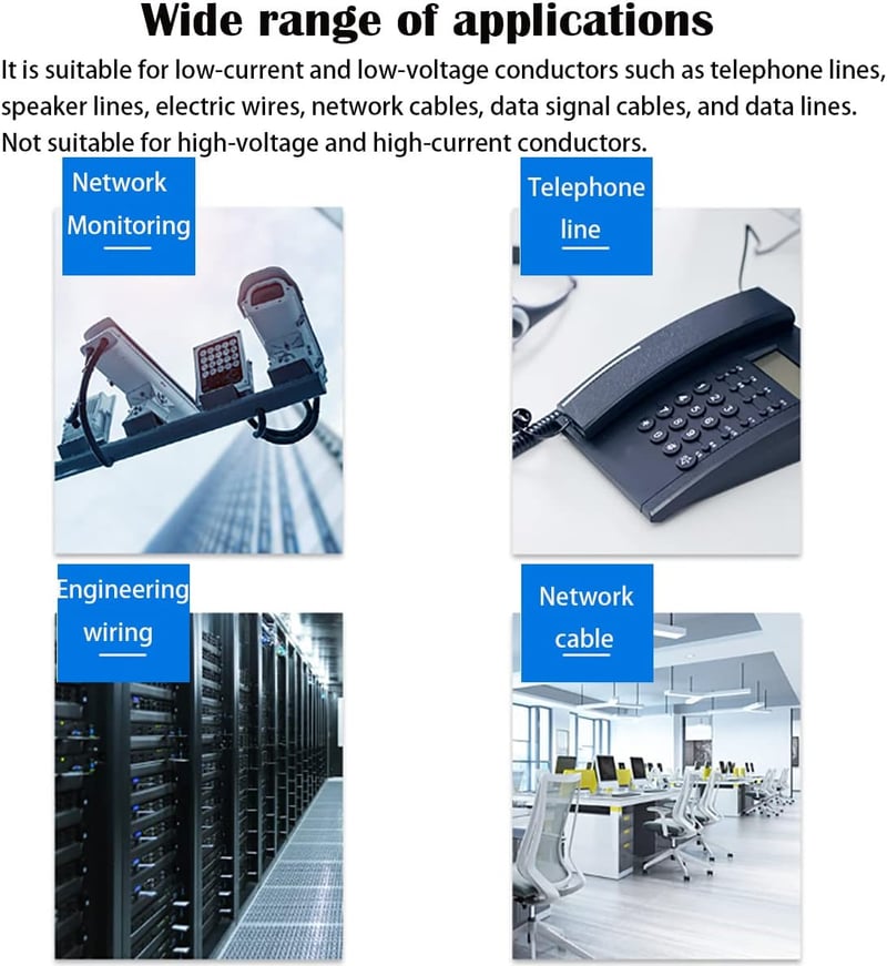 CTRICALVER Telefonkábel Csatlakozó Készlet 174 db - UY/UY2/UR/UR2/UG Egymagos Vezeték Összekötő Szett Gél Töltéssel Telefonvonalakhoz