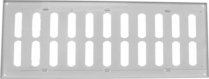 Állítható fehér légbeömlő rács 400x150mm rovarráccsal - HVAC