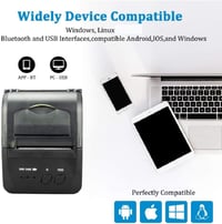 NETUM 58mm-es Bluetooth Hordozható Hőnyomtató Android/PC Kompatibilis 7