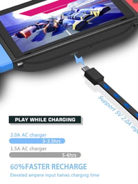 Nintendo Switch XL markolat - Fekete tartóállvány játéktárolóval 5