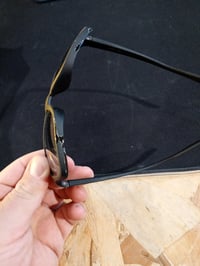 Ochelari de soare Alpina Kosmic - All Black Matt - Protecție UV - Categoria 3 — vopsea exfoliată de pe ochelari (stare: vezi a 2-a imagine) 3