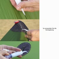 Cort ultraușor 3FULGEAR Lanshan 1 Pro pentru 1 persoană, 3/4 sezoane, nailon 20D cu înveliș siliconic, pentru trekking, drumeții, alpinism, caiac și camping, cu prelată inclusă 4