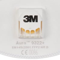 Respirátor 3M Aura FFP2 s ventilom, séria 9322+, 10 ks/balenie 3