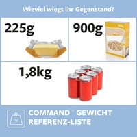 3M Command átlátszó öntapadós akasztó távirányítókhoz és karácsonyi fényekhez - 5 kg teherbírású műanyag fali rögzítő klip 7