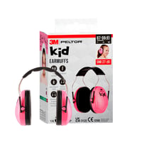 3M Peltor H510AKPC1 gyermekhallásóvó fülvédő neon pink állítható fejpánttal 1