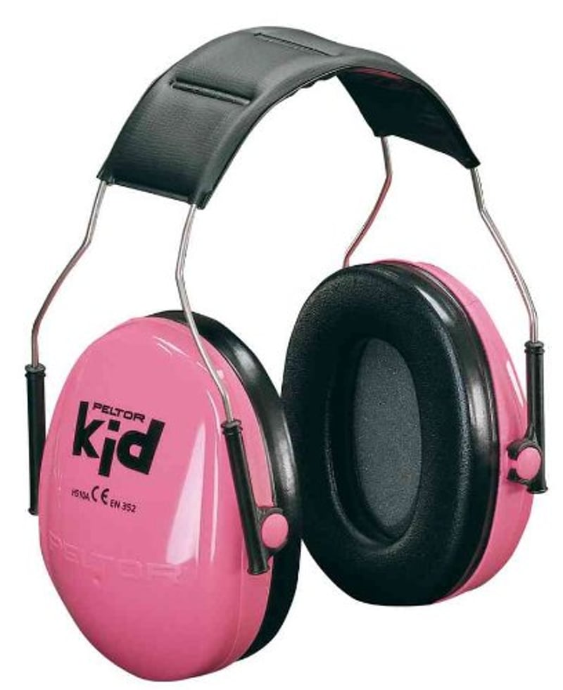 3M Peltor H510AKPC1 gyermekhallásóvó fülvédő neon pink állítható fejpánttal